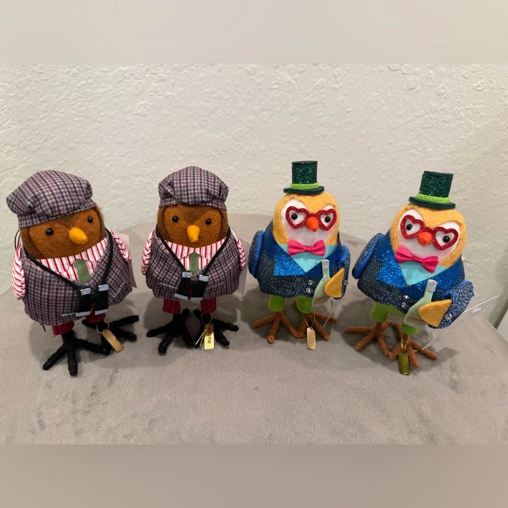 4 New Christmas Featherly Friends™ 